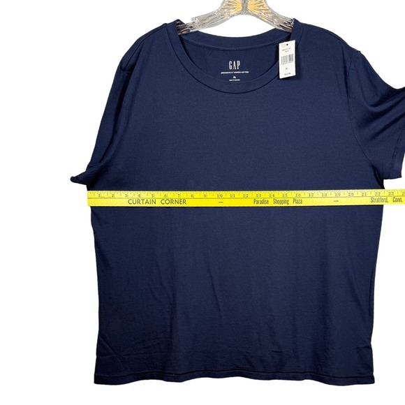 NWT GAP Womens Relaxed Fit T-Shirt, 100% Organically Grown Cotton, True Navy, XL - Picture 7 of 8